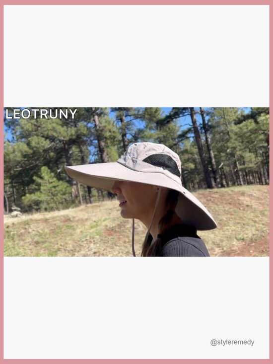 Wide Brim Sun Hat UPF50+ Waterproof Bucket Hat for Fishing Hiking Camping main image 4